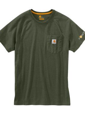 NWOT Carhartt Men's Moss Force Cotton S/S T-Shirt - Size Large